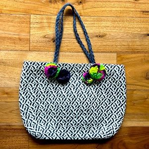 JCrew Woven Tote